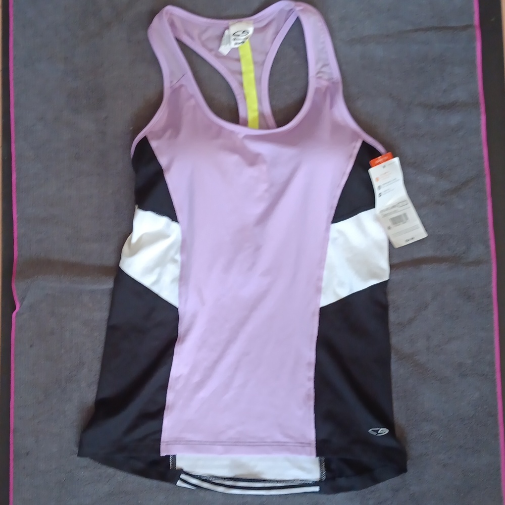 Women's Champion Semi-Fitted Tank with Built in Bra Support. Size S.